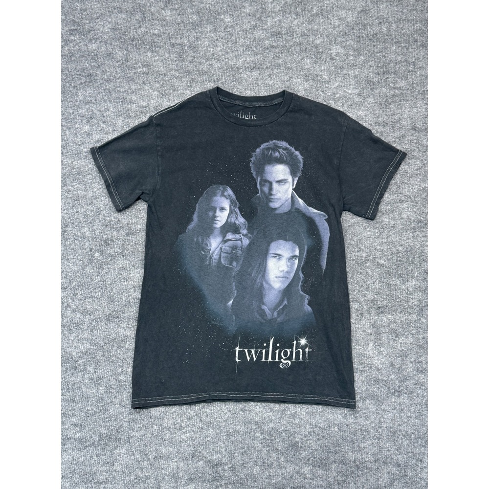 Twilight Saga Movie‎ Graphic T-Shirt Small Black Cotton Edward Bella Jacob 2023